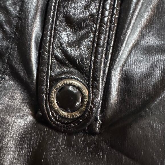 JSX TREME Black Hooded Ulitity Jacket Size 3 Made in Italy - Picture 8 of 10